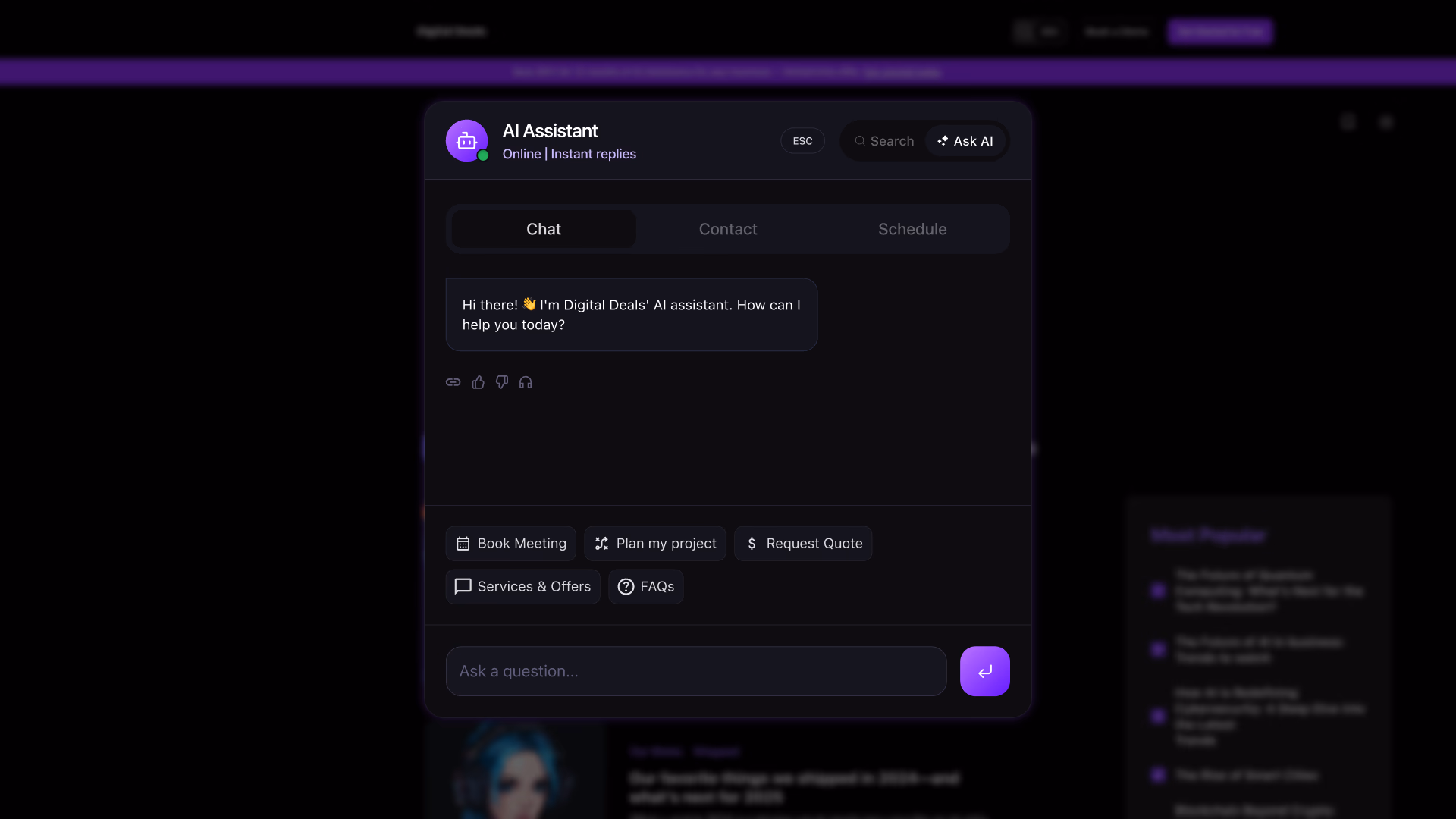 Digital Deals Accessibility Features